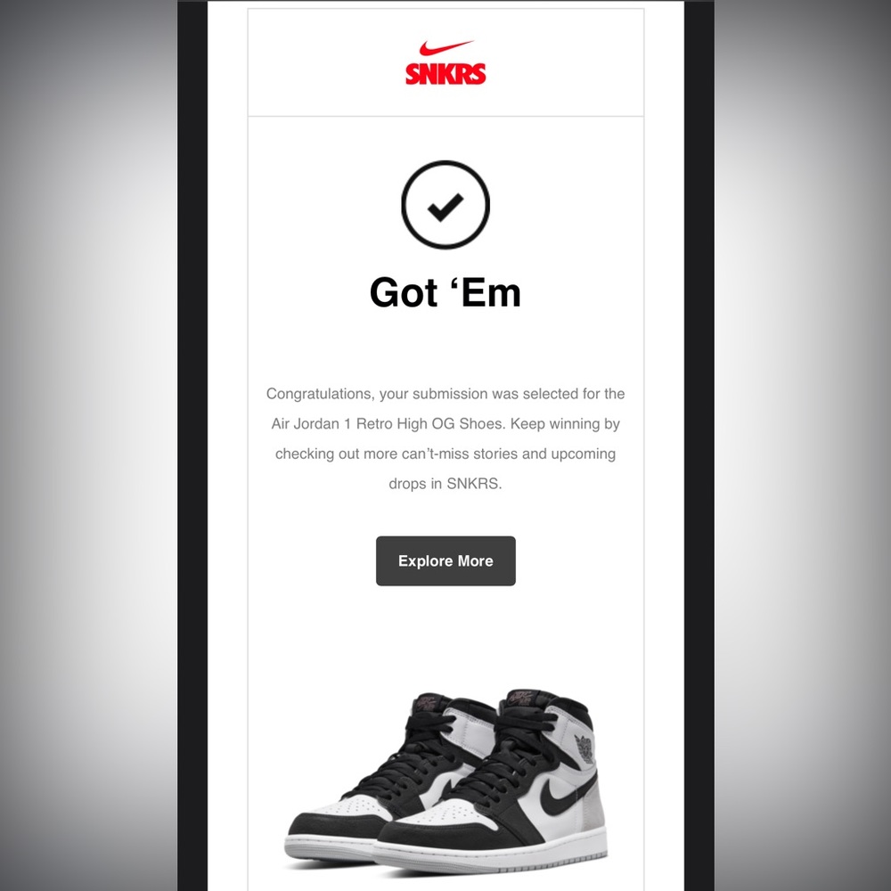 Air Jordan 1 Hi OG “Stage Haze”-SZ13 - Picture 7 of 7